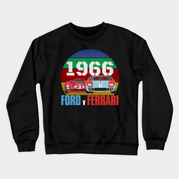 Ford Vs Ferrari Crewneck Sweatshirt by Recapaca